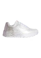 Big Kid Girls Uno Lite Sneakers- Metallic Shimmers