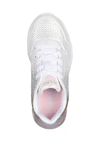 Big Kid Girls Uno Lite Sneakers- Metallic Shimmers