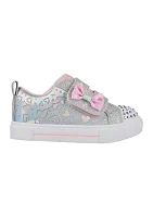 Toddler Girls Twinkle Toes®: Sparks - Heather Charmer Sneakers