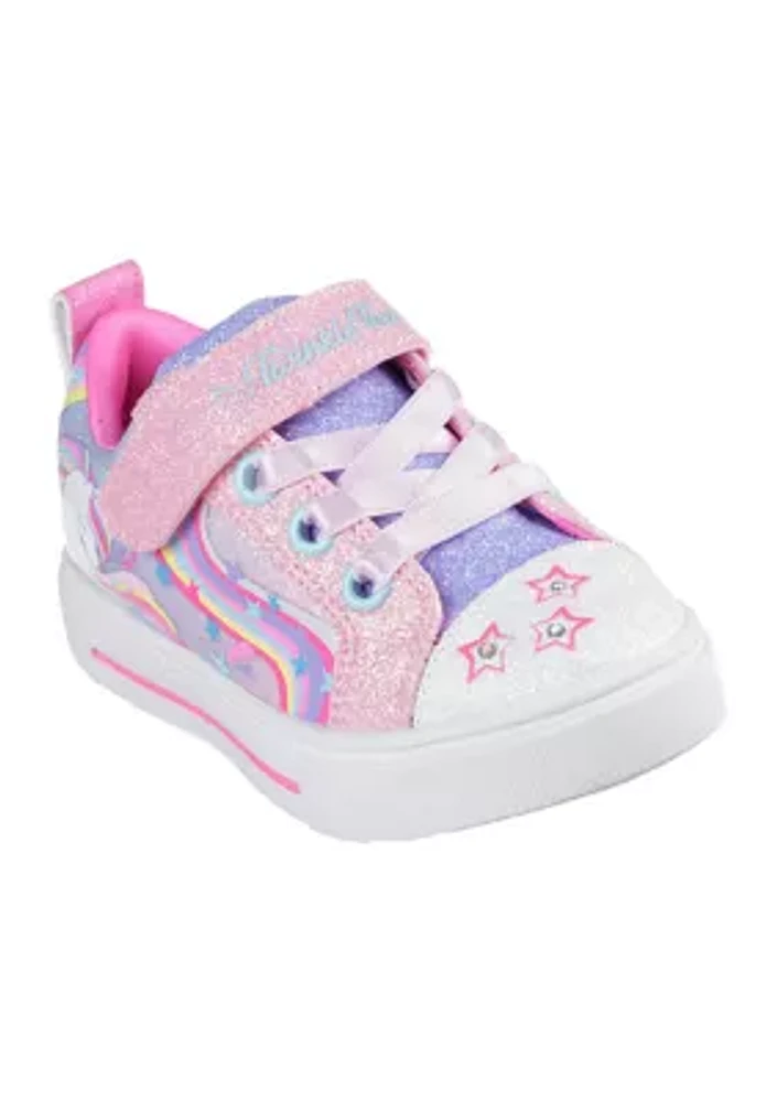 Toddler Girls Twinkle Sparks Sneakers - Whimsical Shimmer