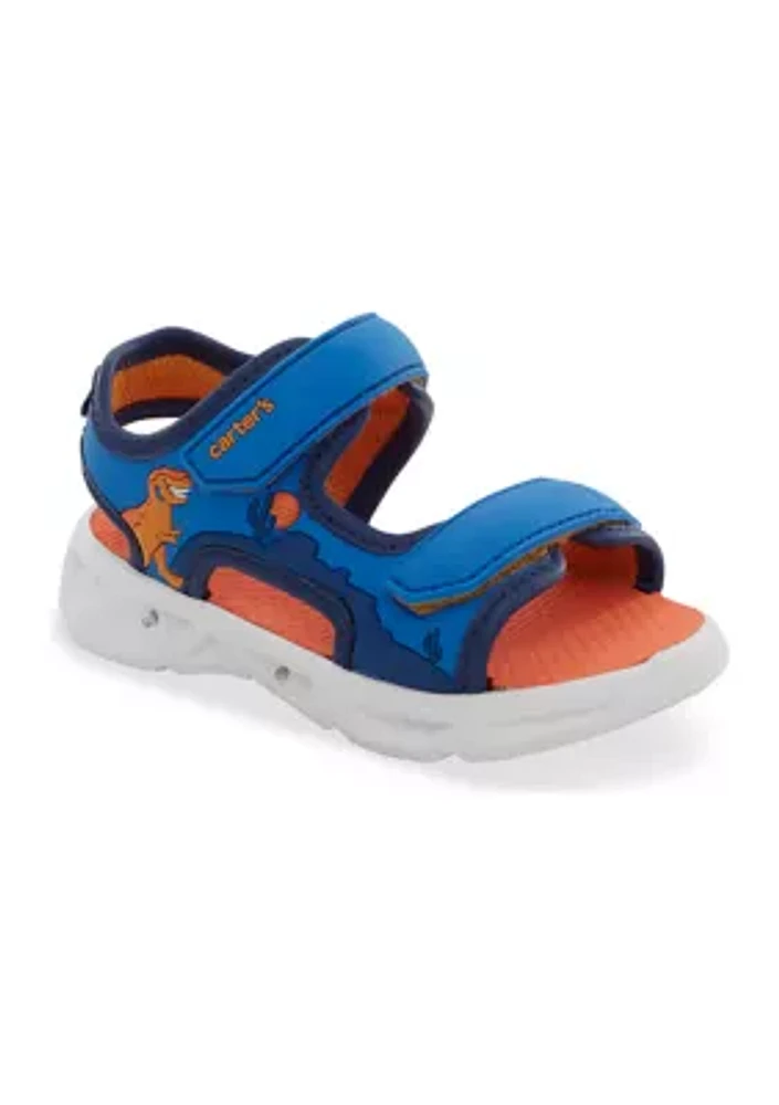 Toddler Boys Futura Light Up Sandals