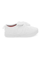 Toddler Girls Hilda White Sneaker Flats