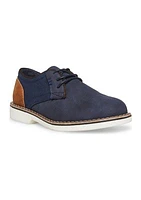 Youth Boys Polyurethane and Canvas Upper Oxfords