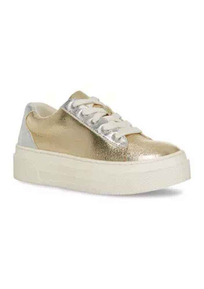 Youth Girls Studio Metallic Sneakers