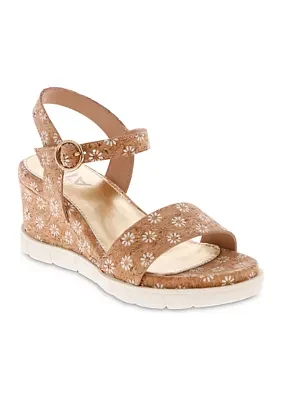 Youth Girls Daisy Wedge Sandals