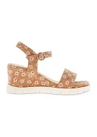 Youth Girls Daisy Wedge Sandals