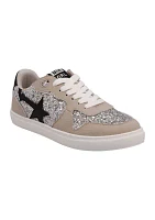 Youth Girls Sparkle Star Sneakers