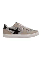 Youth Girls Sparkle Star Sneakers