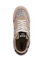 Youth Girls Sparkle Star Sneakers