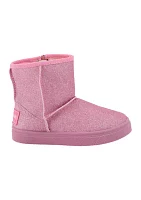 Toddler Girls Daniella Bow Fur Boots