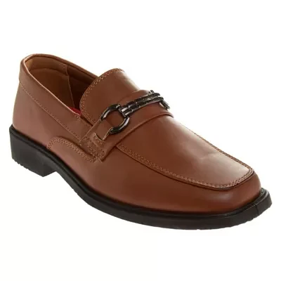 Boys Slip on dress shoes w/ metal accent