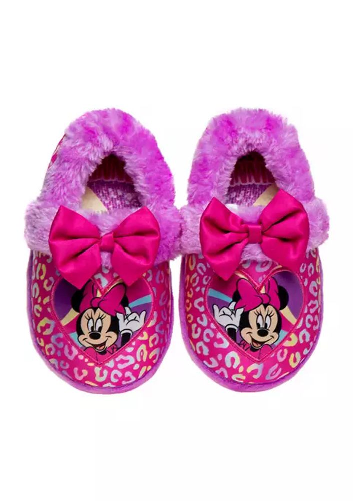 Belk Toddler Girls Minnie Mouse Slippers | The
