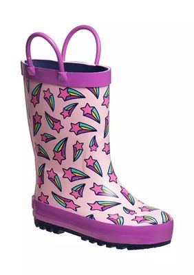 Belk Allover Mermaid Print Rain Boot 