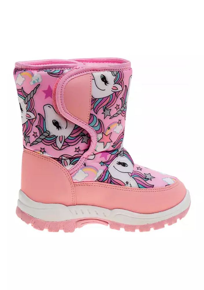 Boys' Snow Boots with Warm Plush lining