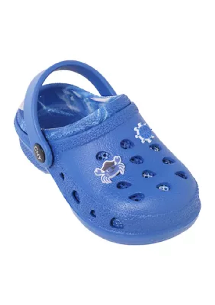 Little Kid Boys Under the Sea Clogs