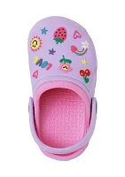 Little Kid Girls Charm Clogs