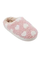 Youth Girls Heart Cloud Slippers