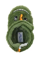 Toddler Boys Happy Dino Fur Slippers