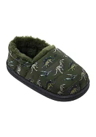 Toddler Boys Dino Print Slippers