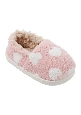 Toddler Girls Heart Cloud Slippers