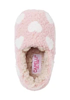 Toddler Girls Heart Cloud Slippers