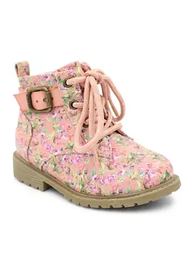 Toddler Girls Reyez Floral Lug Booties