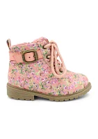 Toddler Girls Reyez Floral Lug Booties