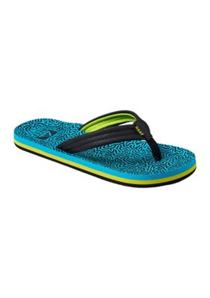 Youth Boys Ahi Flip Flop Sandals