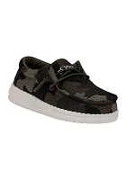 Toddler Boys Wally Linen Camo Loafers