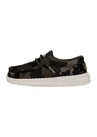 Toddler Boys Wally Linen Camo Loafers