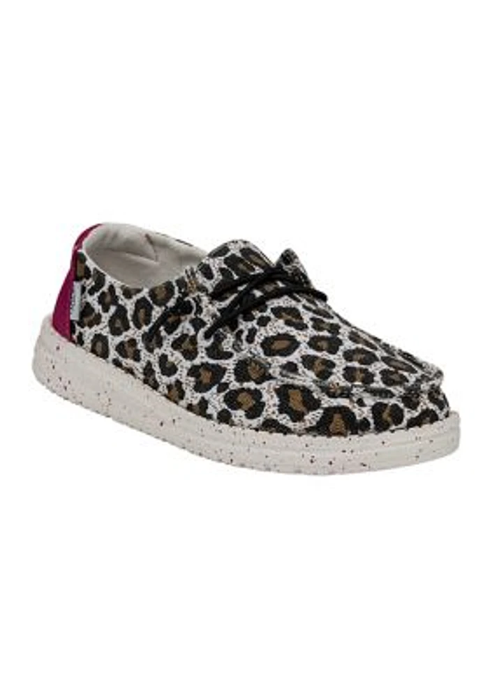 Youth Girls Wendy Cat Cheetah Sneakers