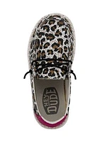 Youth Girls Wendy Cat Cheetah Sneakers