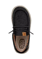 Youth Boys Wally Washed Canvas Sneaker Loafers