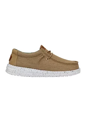 Youth Boys Wally Washed Canvas Sneaker Loafers