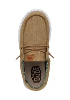 Youth Boys Wally Washed Canvas Sneaker Loafers