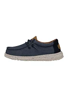 Youth Boys Wally Washed Canvas Loafers