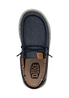 Youth Boys Wally Washed Canvas Loafers