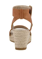 Youth Girls Asha Cuff Wedge Sandals