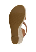 Youth Girls Asha Cuff Wedge Sandals