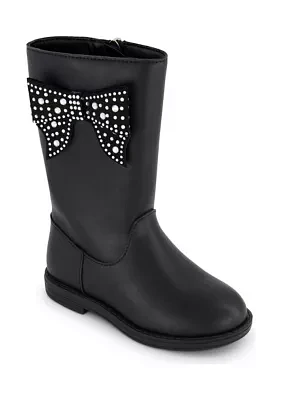 Toddler Girls Evie Ribbon Tall Boots