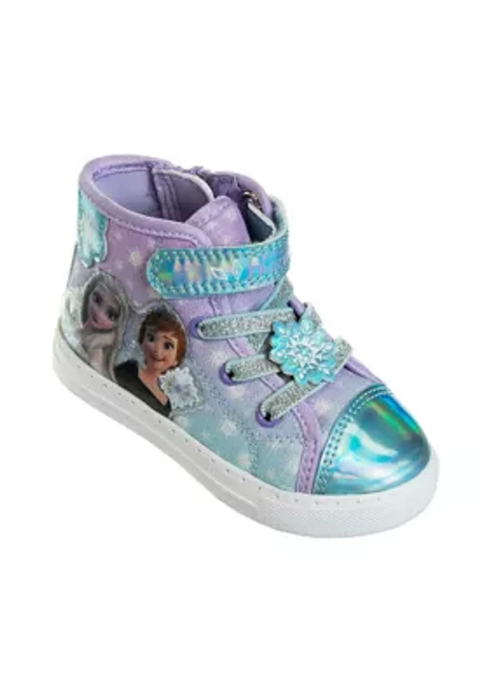 Toddler Girls Frozen Hi Top Sneakers