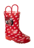 Toddler Girls Minnie Mouse Rainboots