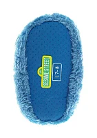 Toddler Boys Happy Cookie Monster Dual Sizes Slippers