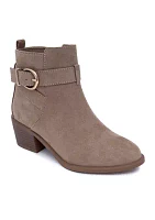 Youth Girls Bierock Buckle Heeled Booties