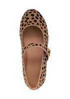 Youth Girls Norella Spotted Leopard Flats