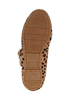 Youth Girls Norella Spotted Leopard Flats