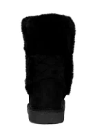 Youth Girls Sheila Quilted Fur Booties