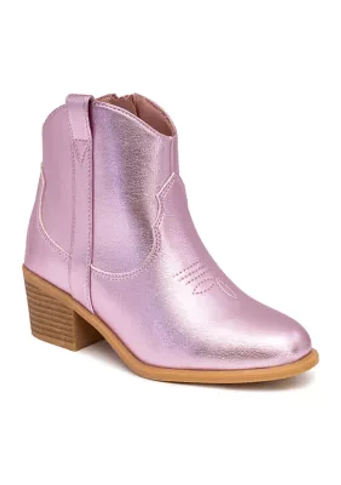 Youth Girls Sierra Metallic Western Boots