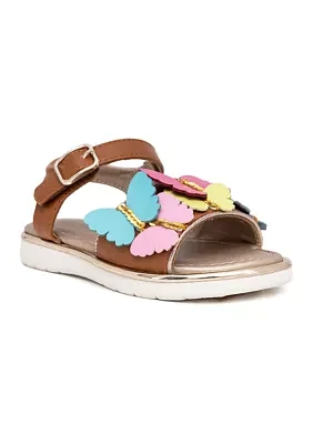 Toddler Girls Tyler Butterfly Appliqué Sandals