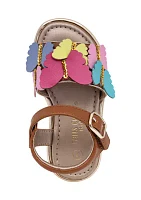 Toddler Girls Tyler Butterfly Appliqué Sandals